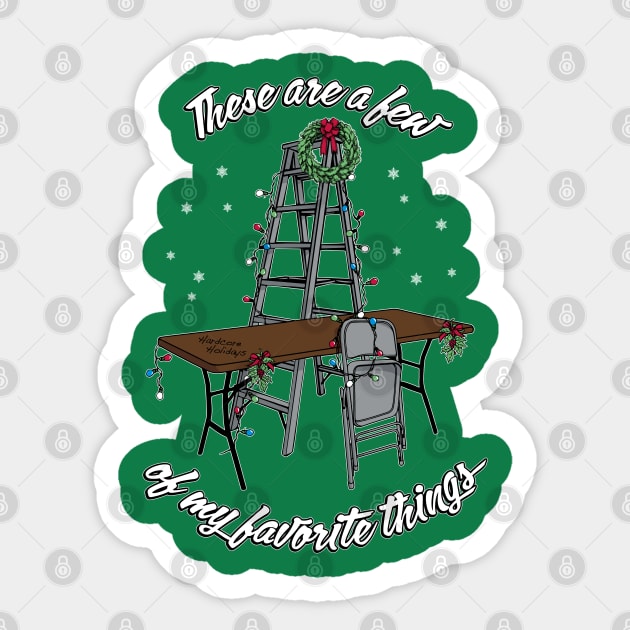 Hardcore Holidays Sticker by WarbucksDesign